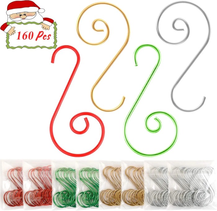 Christmas tree ornament hooks hangers